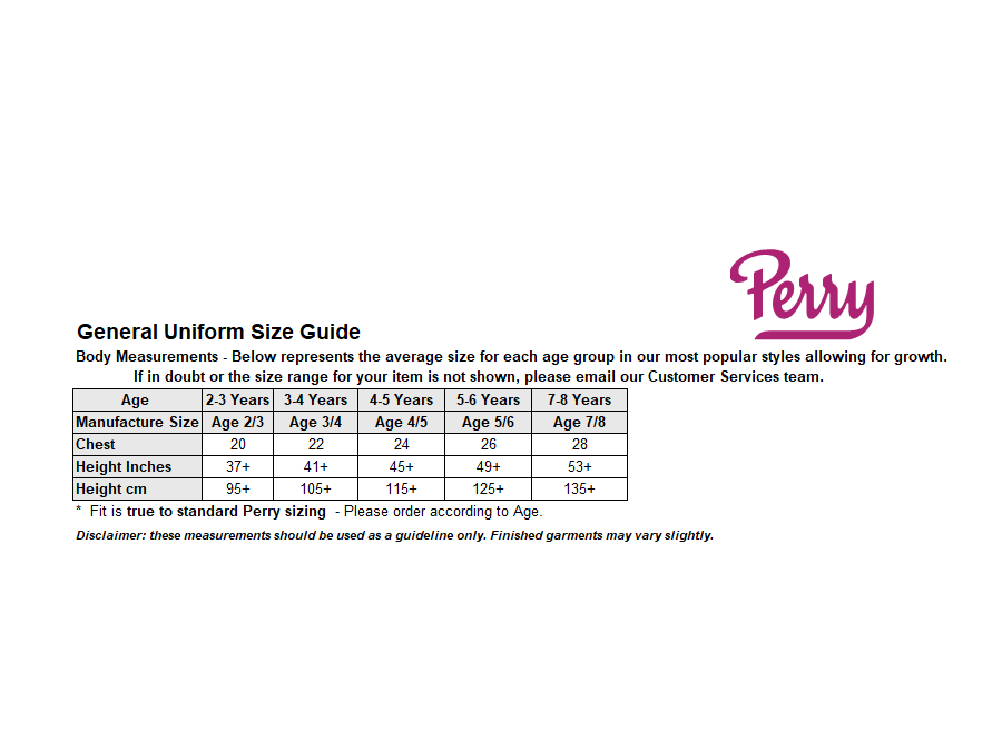 Sizing Guide
